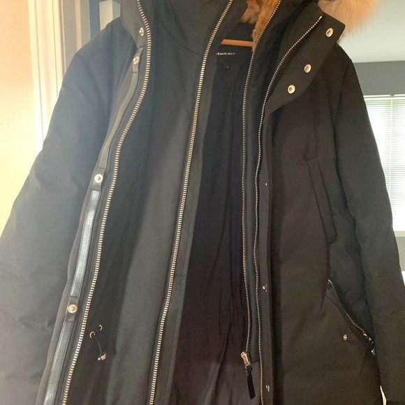 98% NEW!! Mackage edward down filled fur hood men - Picture 1 of 4